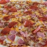 Mia Pizzeria's Meat Lover's Pizza